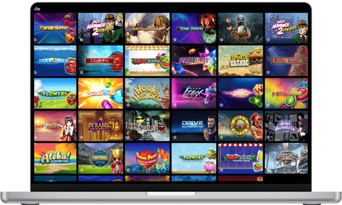 Liste der Casinospiele auf der Love Casino-Website