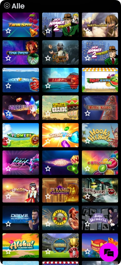 Love Casino-Spiellobby